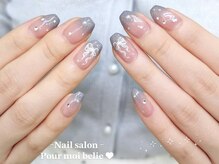 ぷわべりネイル 岐南/ちゅるちゅるネイル♪