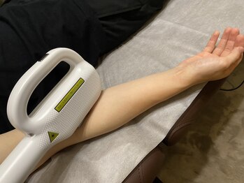 パーミル(per mille‰)/ひじ下脱毛風景