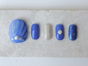 カラ ネイル 中津店(calla nail)/ぷっくりシェルネイル