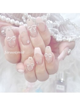 ファラウェイネイル(Faraway nail)/ちゅるんワンホンネイル★