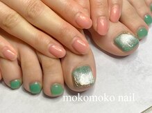 モコモコネイル(mokomoko nail)/マグネットフットネイル
