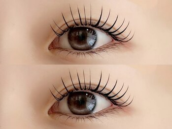 ビビネイル(vivi.NAIL)の写真/★今話題★【&Healthy】【エクステパーマ】 フラットラッシュ120本+パーマ￥10000[当日受付◎アイブロウ◎]