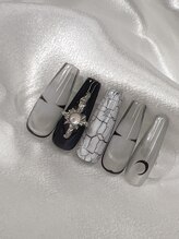 ビジューネイルズ 西川口店(bijou nails)/クラックネイル秋ネイル