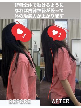上六ミューク整体院/背骨が動くと自律神経が整う