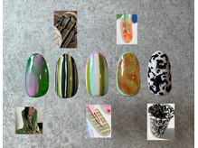 ワンカラー＋1～4本 お好みのartをお選び頂けます