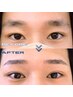 【メンズアイブロウ】パラレルブロウ(眉wax+眉パーマ)¥7,700
