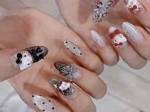 デュリブリンクネイル 高田馬場(Duli blink nails)/ドット×パーツ＊