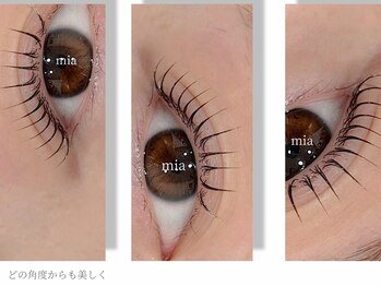 ミア(mia)の写真/【モチの良さ×デザイン力】一つひとつを丁寧に仕上げる、本町のアイラッシュサロン◎《まつパ/マツエク》