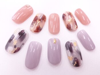 ネイルサロンクイール 宇都宮店(NAIL SALON QUILL)/白べっ甲