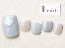 アイネイルズ 渋谷店(I nails)/うるうるブルー¥7300 [渋谷]