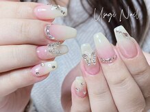 ウサギネイル 新大久保店(usagi nail)/マグネットフレンチ秋可愛い