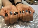 ブラックネイルでかっこよく