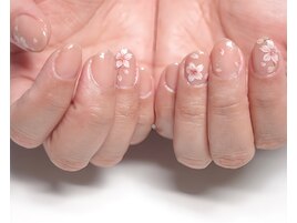 手描き桜アート