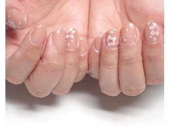 手描き桜アート