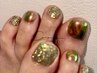 【Foot】オーロラorミラーネイル ¥7000