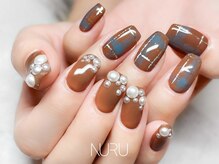 ヌル ネイル 新宿(NURU NAIL)/個性派/韓国個性派/チェック柄