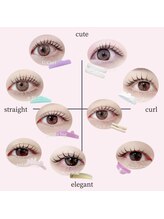 ピーコック(peacock)/まつ毛パーマチャート