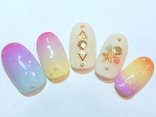 ネイルサロン ドレリッチ 大宮店(drerich)/カラフルグラデーション