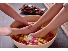 ワンディー 横浜桜木町店(WANDEE)/スクラブ付きのフットバスから