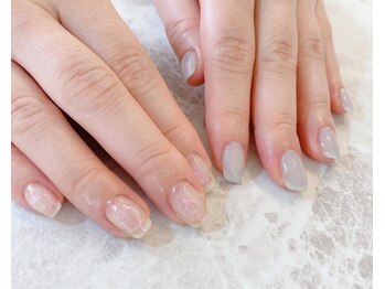 ネイルサロン ティフィン(tiffin)/~オーロラアシメネイル~