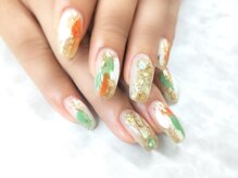 ネイルサロン シェル(Nail Salon SHELL)/涼しげなクリアネイル