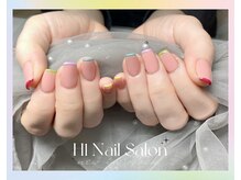 エイチワン(H1)/レインボー色+スキニーフレンチ