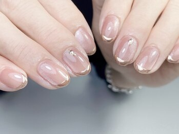 ネイルカラーリリー(Nail Calla Lilly)/マグネットミラーフレンチ*