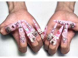 スーパーロング地雷系デザイン