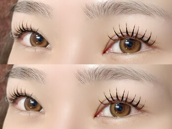 ディーエル ビューティー 二子玉川店(DL BEAUTY)の写真/【エクステ×パーマの最新技術】アンドヘルシー導入★自然にパッチリ印象的な目元に♪目力UP・持続力◎
