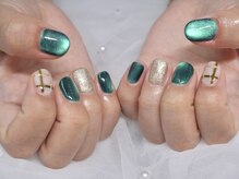 グラシアス(Gracias)/チェックシンプルネイル