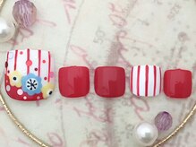 シェリー(Cherie)/お正月ネイル(フット)