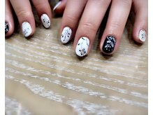 アイラッシュネイルサロン セシルビー(SECILB)/モノクロフラワー　90分コース