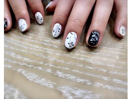 モノクロフラワー　90分コース