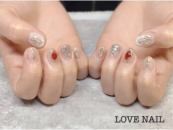 ラブネイル(LOVE NAIL)/ニュアンスネイル