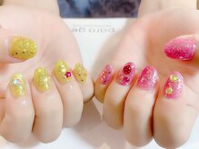 キャッツアイ東京 新宿店(Cat's eye TOKYO)/キラキラネイル