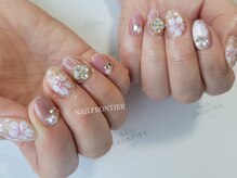 ネイルフロンティア 吉祥寺(NAIL FRONTIER)/桜ワンホンネイル14980円