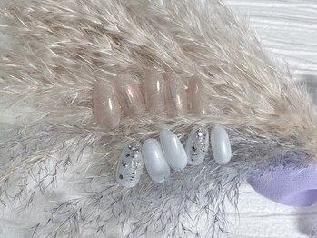 アレス 狛江店(ales)の写真/派手なネイルが出来ない…そんなあなたにぴったりな"naildesign"を演出◎主婦の方やOLさんにもオススメ♪