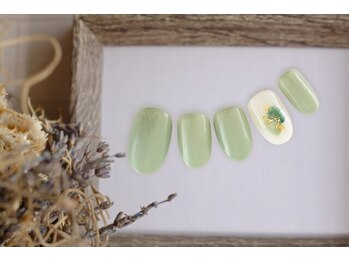 ファストネイル 自由が丘駅前店(FAST NAIL)/さくら 金箔 上品 【11152】