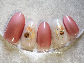 大人マグの金箔アート