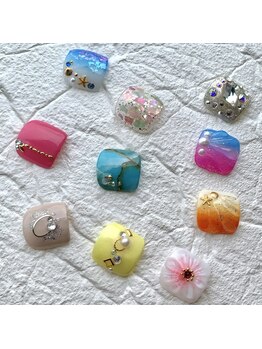 ウィウィ(U'IU'I)/フットネイル！！