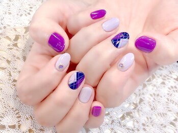 ラルネイル 大宮(Lull. nail)/#アーガイル#推しカラー