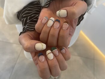 プラス ファースト(Plus 1st)/フレンチネイルby ninomiya