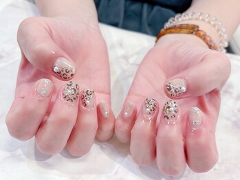 ラルネイル 大宮(Lull. nail)/#ヒョウ #アニマル #大人ネイル