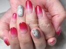 ポインセチアネイル