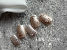 シックスティー ネイルズ バイ アクイユ 東中野(60min nails by ACCUEIL)/フラワーアートプラン