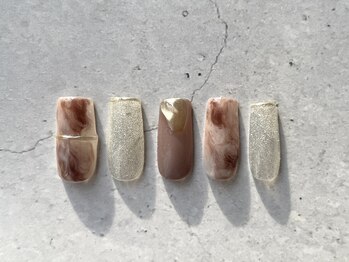 ユヅメ 月島店(YUZUME)/定額大人ニュアンスネイル