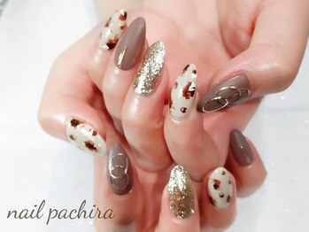 ネイルパキラ(nail pachira)の写真/【21時最終受付☆】持ち込みデザインOK◎繊細なニュアンスを抜群のハイセンスで表現するお洒落な指先に☆