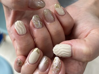 サニーヒルズ ウィズ マキア 藤沢(Sunny hills with MAQUIA)/冬ネイル