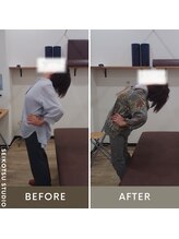 セイコツスタジオ 観音寺(SEIKOTSU STUDIO)/《腰痛姿勢改善》初回の変化