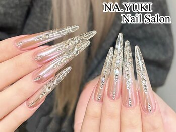 ナユキ 上野店(NA.YUKI)の写真/初心者大歓迎♪自然で美しいフォルムで理想の指先へ【チップ長さだしワンカラー/ラメグラ土日祝¥8500】